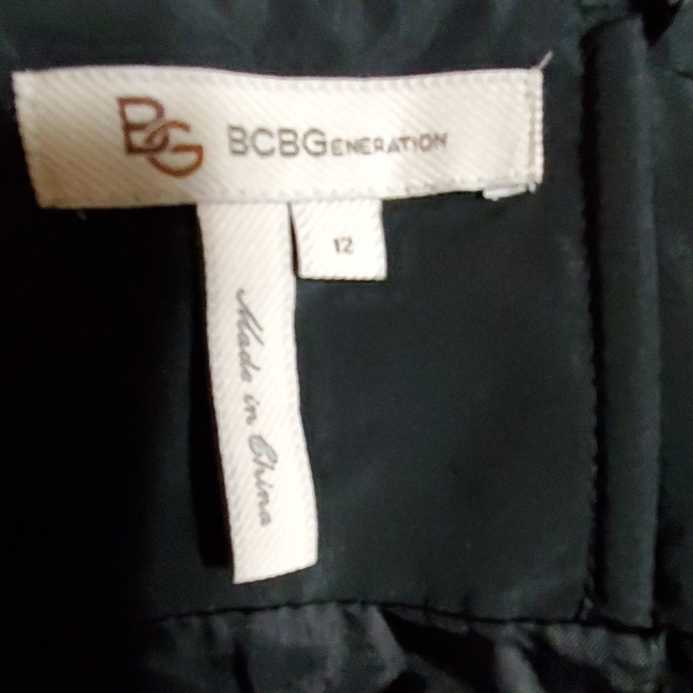 Bcbgeneration Black Strapless Ruffle Top Dress (1… - image 5